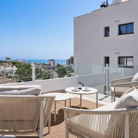 아파트 Vivi Homes - Montesol - Terrace - Jacuzzi - Sea View 토레몰리노스